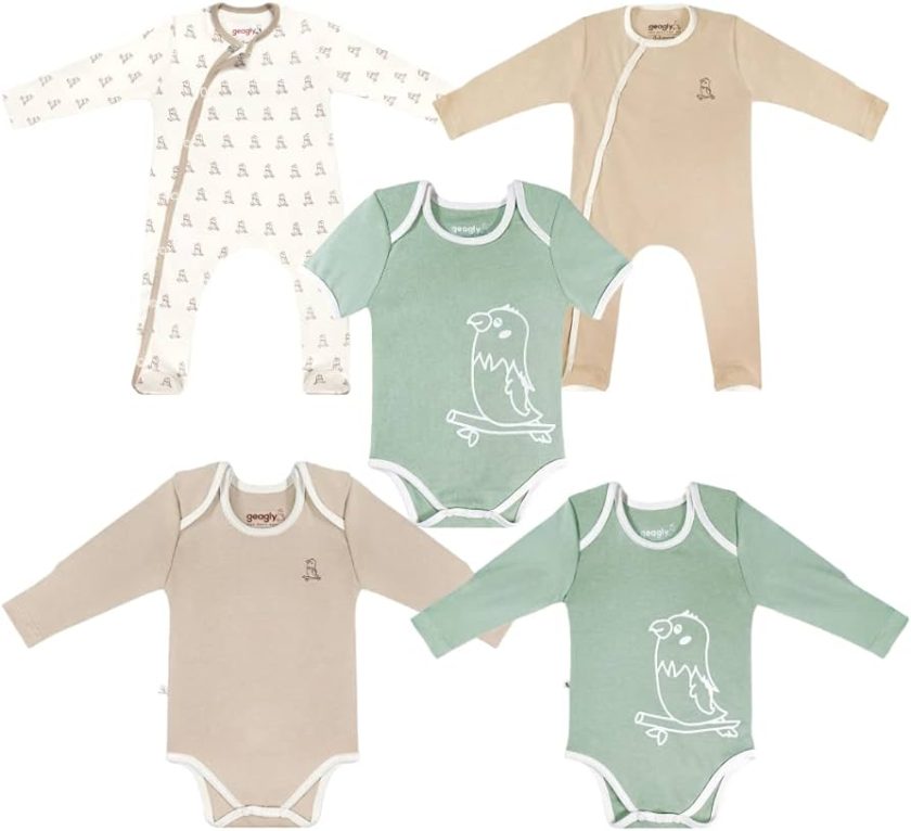 Newborn 9-12 Months Baby Girl/Boy Natural Organic