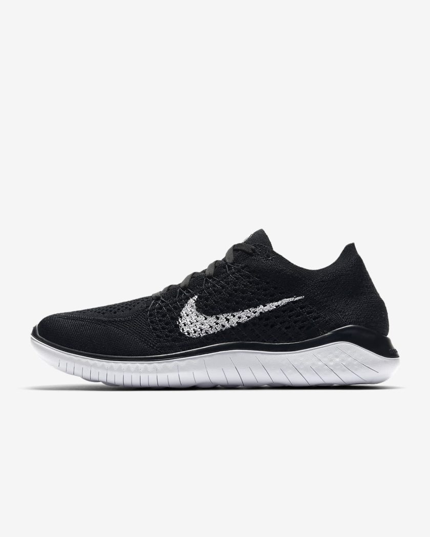 Nike Womens Free Rn Flyknit 2018 Low Top Lace Up Running