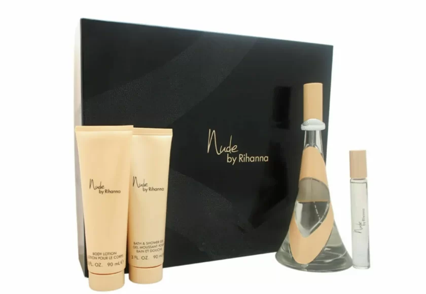 Nude by Rihanna for Women 4 Piece Gift Set - Eau de Parfum, Lotion, and More