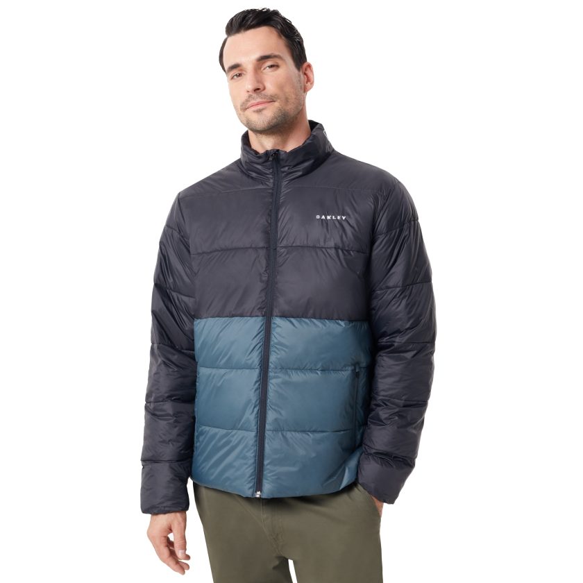 Oakley Men's Puffer Block Color Utility Jacket, Blackout