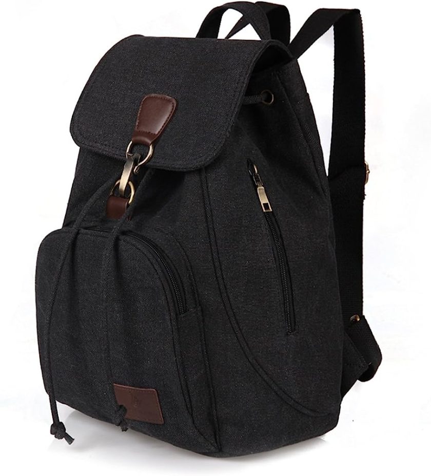 Qyoubi Womens Canvas Casual Daypacks Fashion Backpack Girls