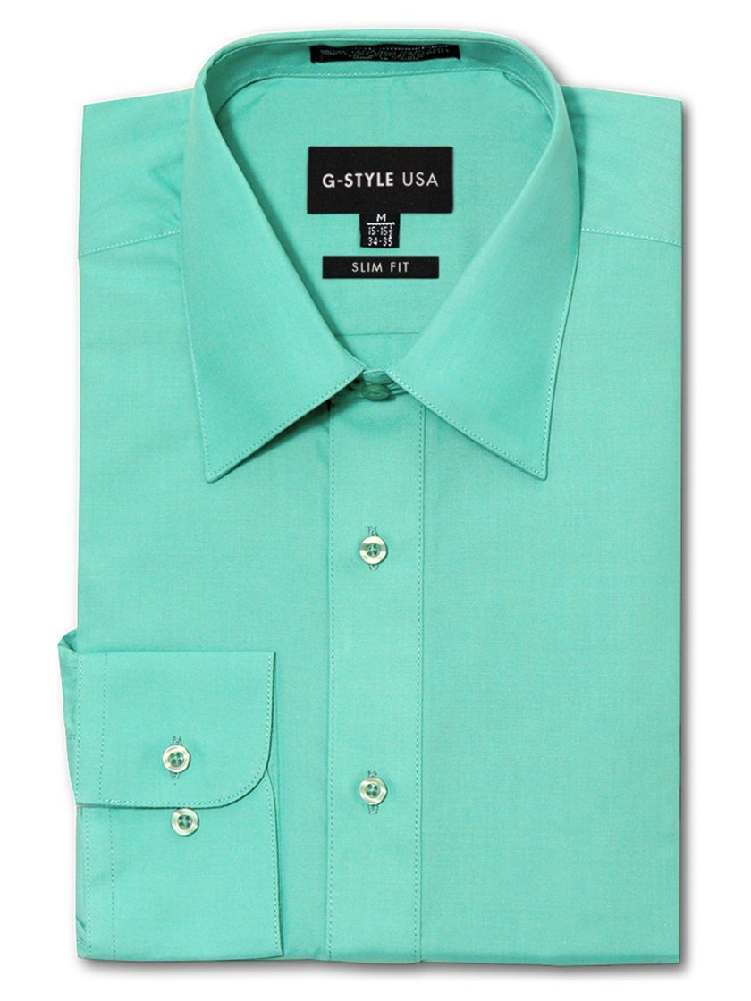 Robert Graham Men's Classic Fit Check Dot Dress Shirt, Aqua, 18" Neck 36.5" Sleeve
