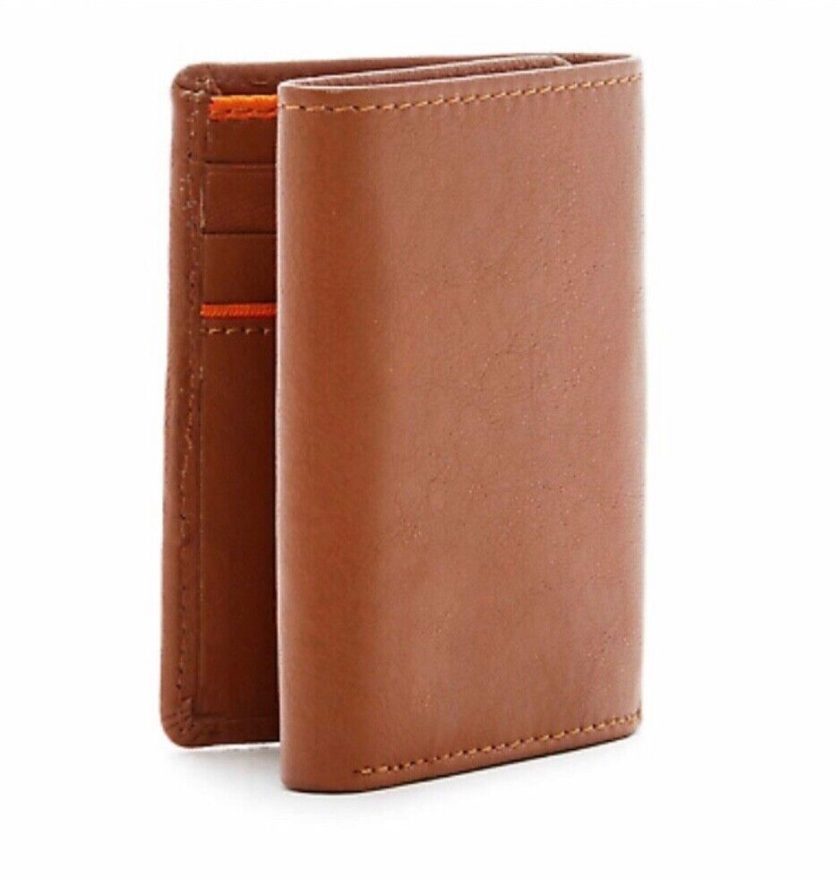 Robert Graham Men's Magada Leather Trifold Wallet (Sand)
