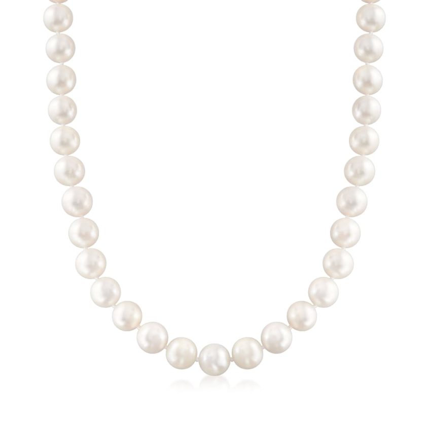 Ross-Simons Certified 10-11mm Cultured Pearl Necklace