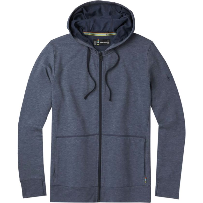 SmartWool Men's Active Reset Full Zip Hoodie Deep Navy