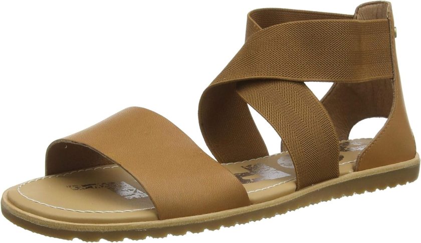 SOREL Women's Ella Sandal Camel Brown