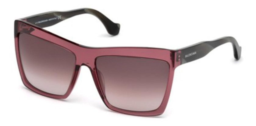 Sunglasses Balenciaga shiny bordeaux / gradient bordeaux