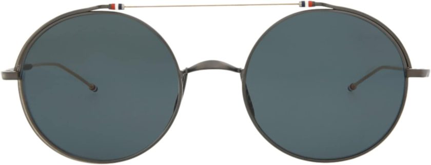 THOM BROWNE Sunglasses Black/Dark Grey-AR 49mm