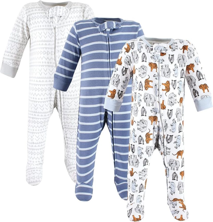 Touched by Nature Unisex Baby Organic Cotton Sleep and Play