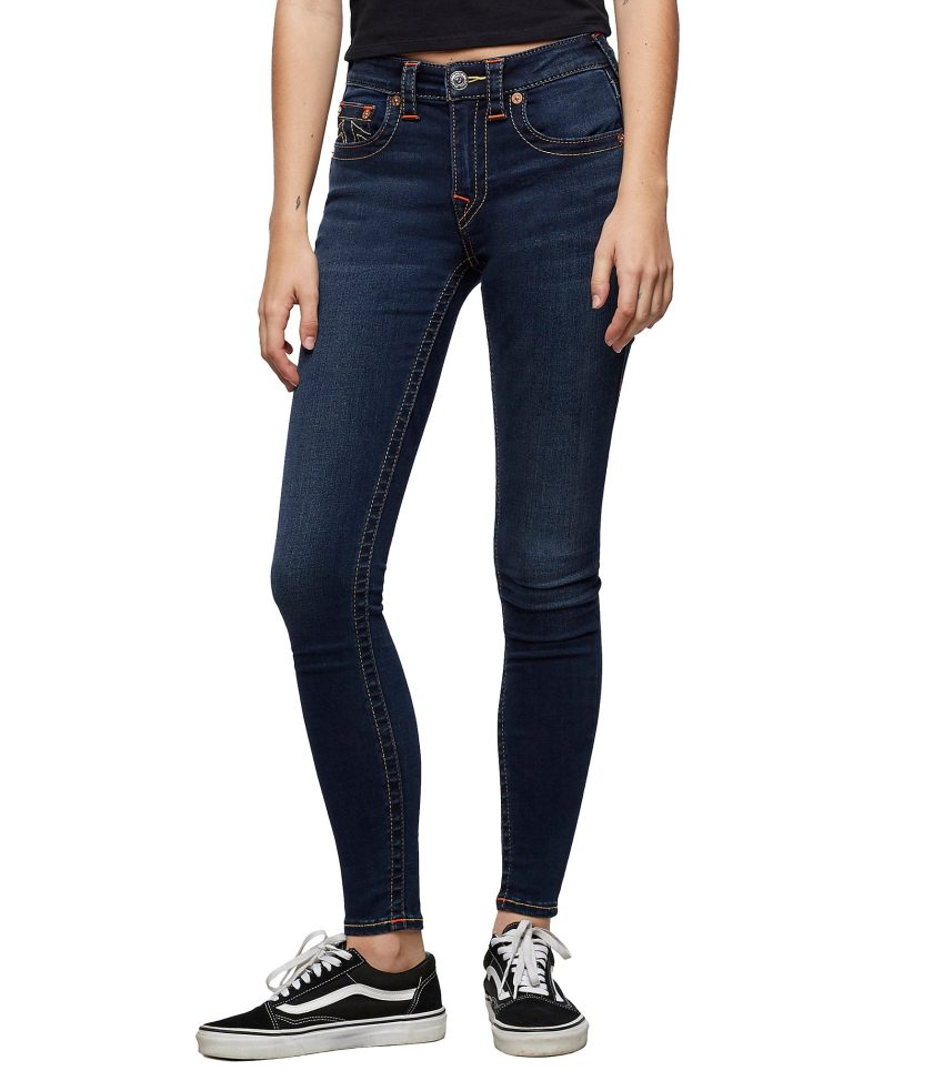 True Religion Women's Plus Size Jennie Curvy Skinny Jean