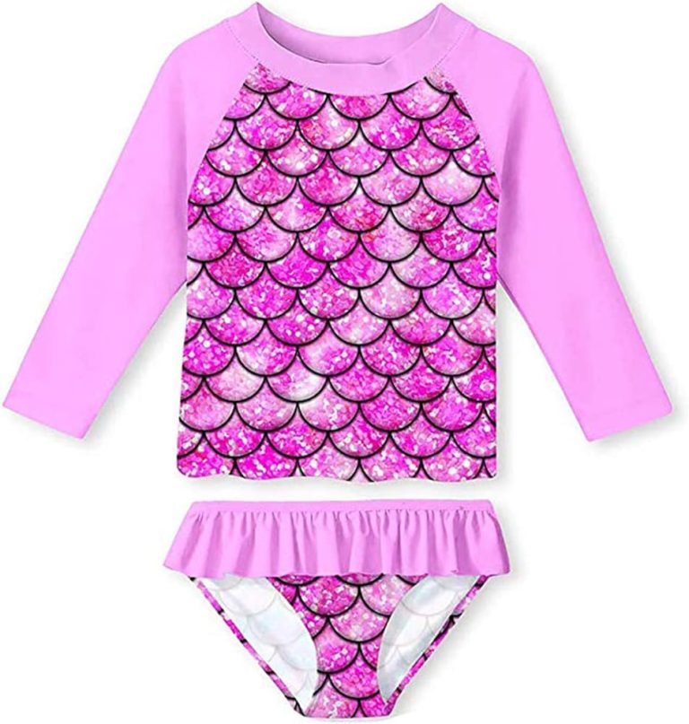 Uideazone Newborn Toddler Infant Baby Girl Mermaid Swimsuit Clout ...