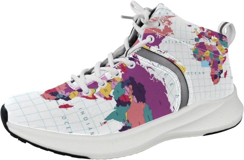 Usa Colors Map Celebration Men Shoes Running Shoe Casual Sneakers