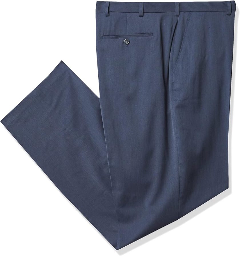 Van Heusen Men's Air Straight Fit Pant, Blue Haze, 36W X 32L Clout ...