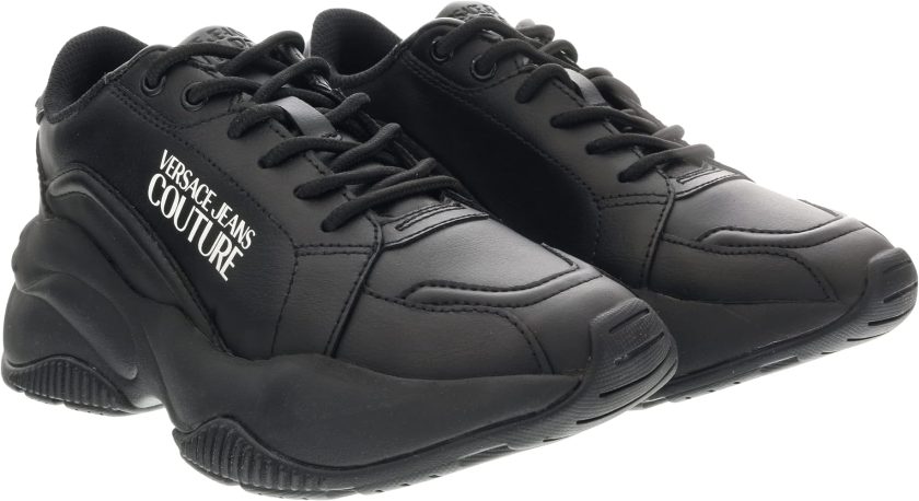 Versace Jeans Nylon Lace Mens Sneakers Black