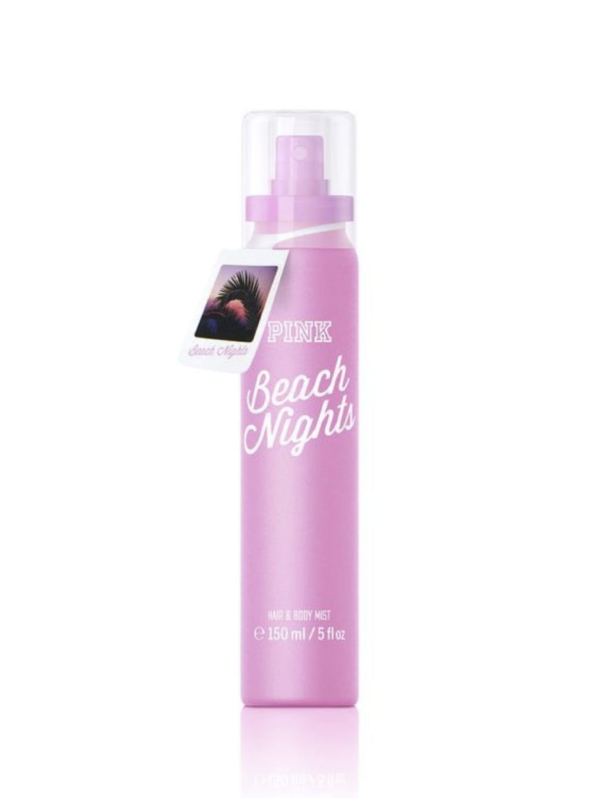 Victoria's Secret Pink Beach Nights Hair & Body Mist 5 Oz- Midnight Woods & Apricot