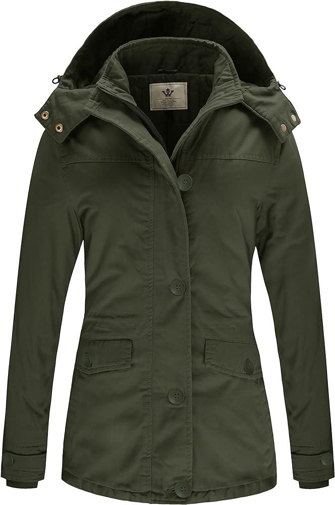 WenVen Women's Winter Thicken Padded Parka Clout - CloutClothes.com