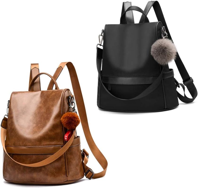 Women Backpack Purse PU Leather Fashion Travel Casual