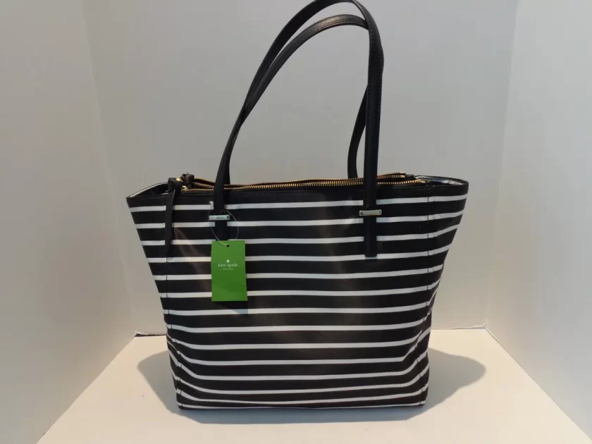 Kate Spade New York Talya Wilson Road French Stripe Nylon Tote: Chic and Functional Luxury